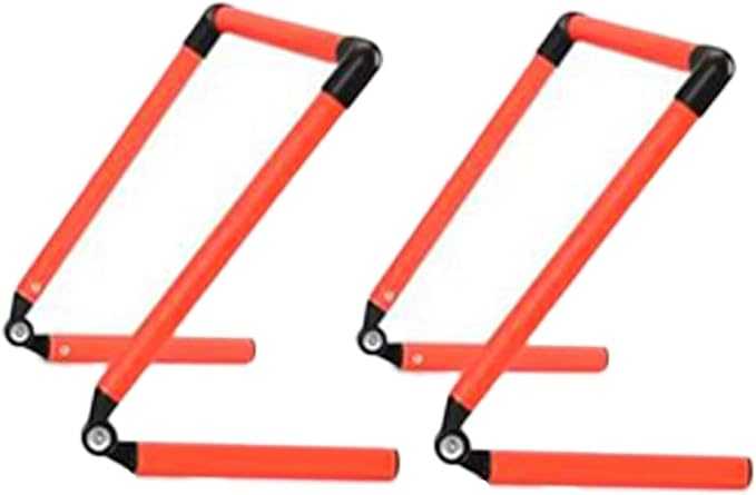 2Pcs Agility Hurdles Speed Hurdles Plyometric Lightweight Speed Agility Training Equipment for Improves Strength Body Sports