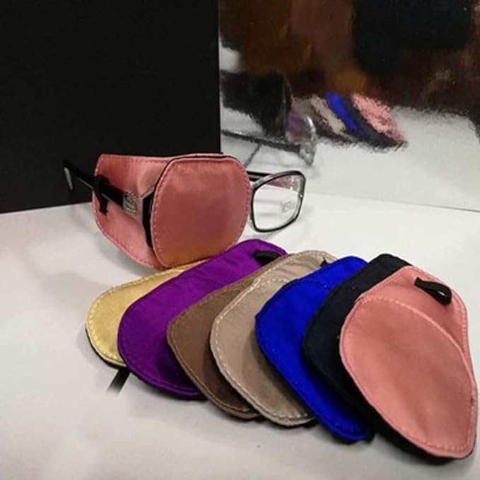 Mulberry Silk Lazy Eye Patch Single Glasses Cover Amblyopia Treatment, E-05