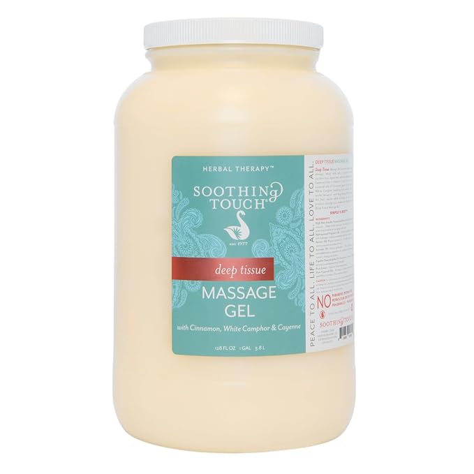 Soothing Touch Deep Tissue Massage Gel, Cayenne/Cinnamon/White Camphor, 128 Ounce