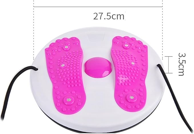 Ab Twist Board with Adjustable Resistance, Non-Slip Waist Twisting Slimming Rotating Disc for Core Training, Exercise Twist Board with Handles for Home Workout Balance and Abdominal Fitness