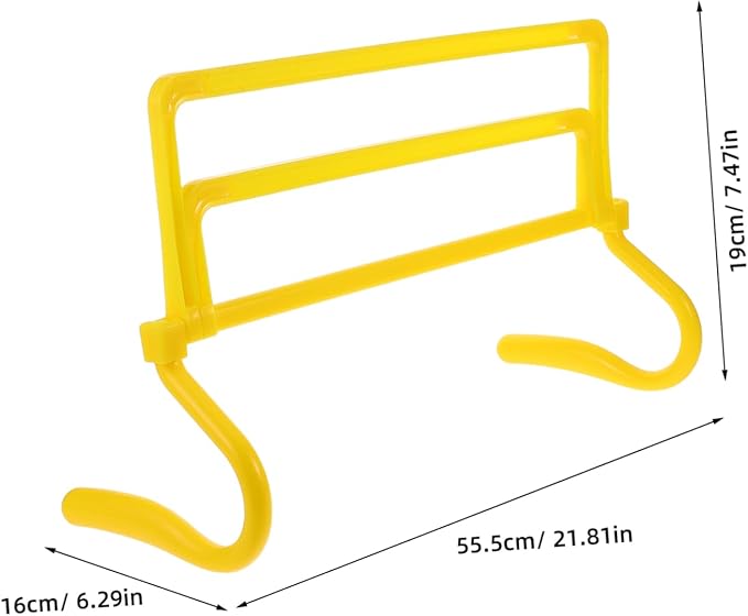 Adjustable Height Agility Hurdles for Football Training Portable Speed Hurdles Sturdy Base