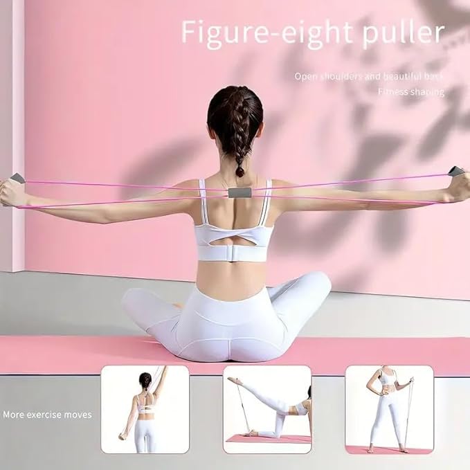 Yoga & Fitness Kit - Non-Slip 6mm Mat, Durable Resistance Tools, Premium Jump Rope, Adjustable Bag, Thigh Trainer | Home Workout & Pilates Essentials for Beginners