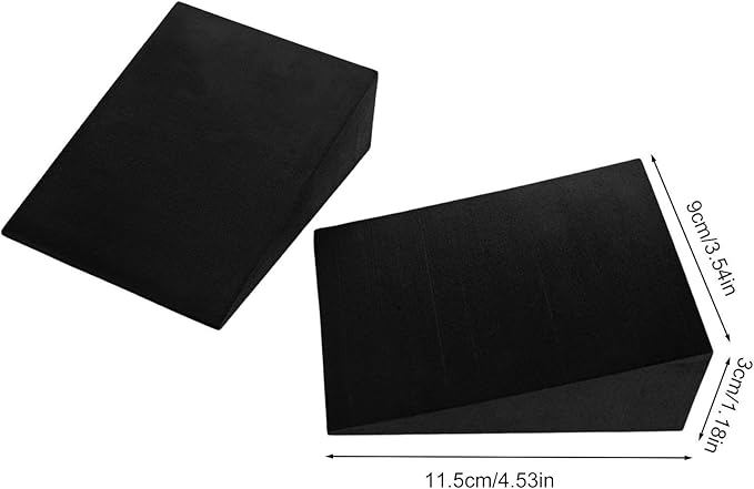 Foam Wedge Slant Board, Squat Wedge, Calf Stretcher For Squats For Knee Exercise Workout Calf Ankle Yoga Stretching, Improve Lower Leg Strength
