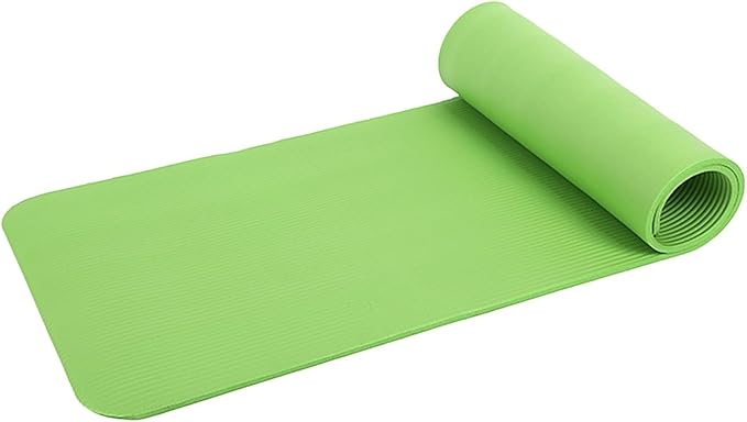 Yoga Mat Thick 1/5" Thick Non Slip Anti-Tear High Density Exercise Mat with Carrying Strap Large Yoga Mat for Floor, Gym, Fitness, Pilates, Stretching, Home Yoga, Workouts