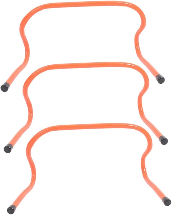 Beaupretty 3pcs Agility Training Hurdles Set 15cm Plastic Speed Hurdle Equipment for Youth Soccer Football Track Sprint Training