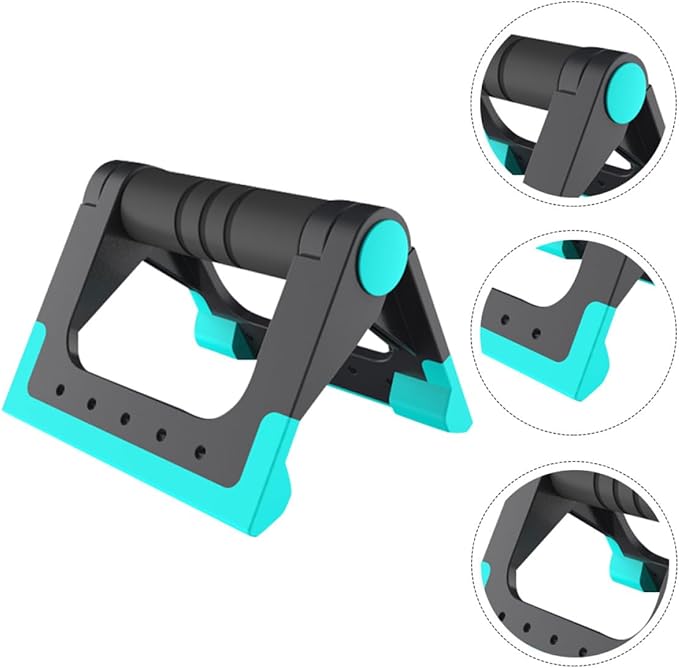 Balacoo Push-up Holder Pair Blue Non-slip Indoor Fitness Push-up Bars for Home Exercise Strength Training Equipment