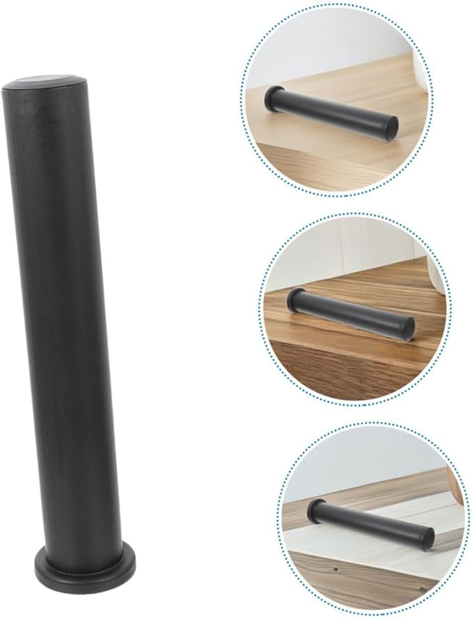 Gym Barbell Adapter Flat Head Sleeve Φ48*200mm Fitness Barbell Attachment Plastic Converter for Weight Plate Adjustment Strength Training Equipment