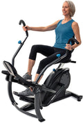 Teeter FreeStep Recumbent Cross Trainer Stepper, Zero-Impact Exercise Bike Alternative w/Patented Physical Therapy Stride, Up to 350lb, Free App w/Trainer Workouts