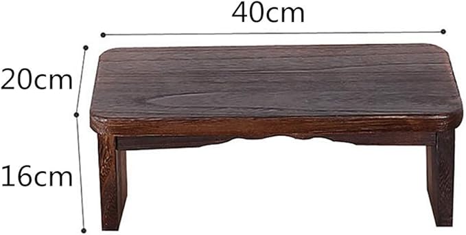CKIDS Folding Meditation Bench - Paulownia Wood - Portable Kneeling Stool for Seiza Prayer and Yoga