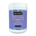 Bon Vital' Crème for Muscle Relief and Sports Recovery, Rich Formula for Soreness and Body Support, 1/2 Gallon Jar