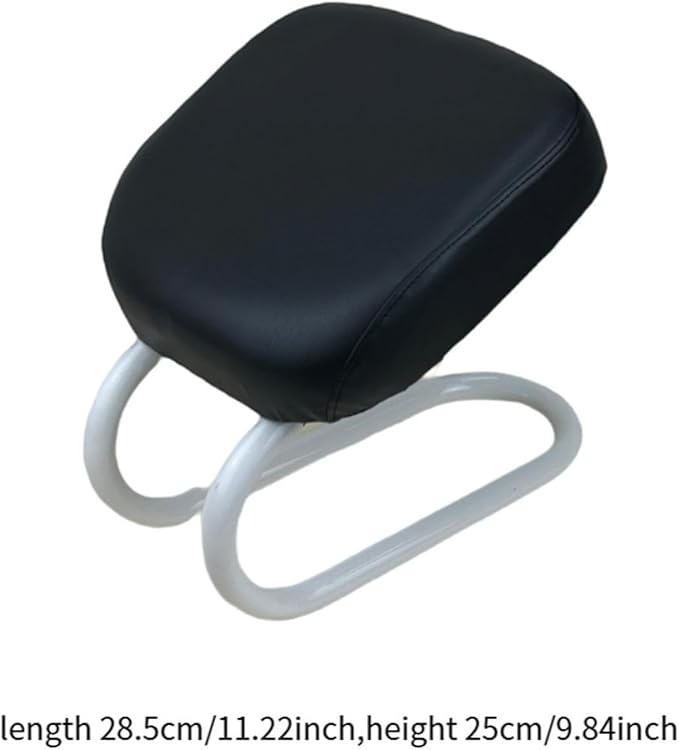 Meditation Stool Kneeler Ergonomic Stable Portable Prayer Bench for Yoga Studio and Home Use 11.22x10.24inch- Black