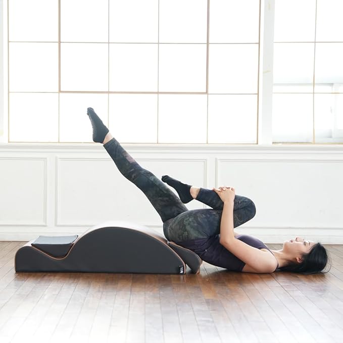 Spine Corrector, Pilates Spine Supporter, Cervical Correction, Ergonomic Curved Bio-Foam Design, Non-Slip, Light Weight