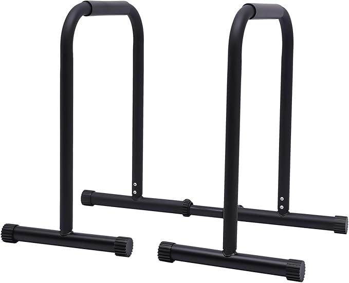 440lbs Adjustable Dip Bar, Heavy Duty Calisthenics Dip Station with Adjustable Parallel Dip Bars, Home Dip Stand Body Press Bar Parallel Bars Dip Equipment for Calisthenics, Strength Training