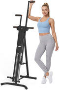 Relife Vertical Climber Exercise Machine for Home Gym with 4 Metal Guide Rails Folding Exercise Climber Step Fitness Machines Cardio Workout Machine 5-Level Heights Stair Stepper 2026 Newer Version