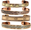 Copper Bracelet Magnetic Pure Copper Therapy Effective & Natural Relief Cuff for Women's & Men's