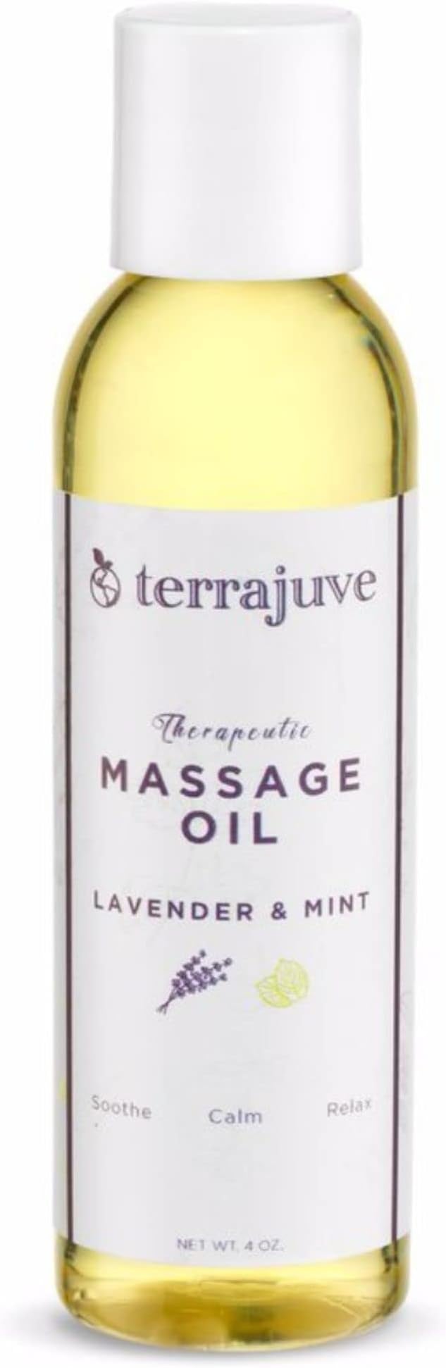 Aromatherapy Eucalyptus and Spearmint, Floral and Fruity, & Lavender and Mint Massage Oils Set Wrapped in Organza Bag, Pure, Organic, All Natural, Made in USA… (Lavender Mint)