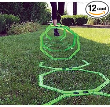 Sports Health Octa-Rings Exercise and Agility Rings with Carrying Case