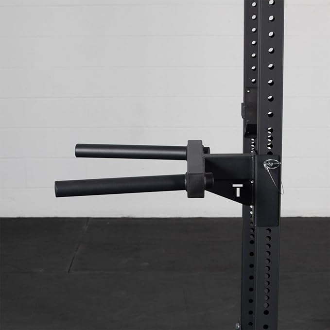 Titan Fitness Y-Dip Bar Fits X-3 Series Power Racks, Rack Mounted Dip Attachment, 550 LB Capacity, Dip Bar Station for Tricep Dips, Bodyweight Training, Calisthenics, Squat Rack