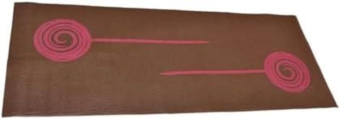 Bean Products Yoga Mat for Exercise - Non Slip Thick Comfortable Workout Floor Mat for Adults and Kids - Eco Friendly Foldable Yoga Mat for Yoga, Pilates, Gym and Stretching