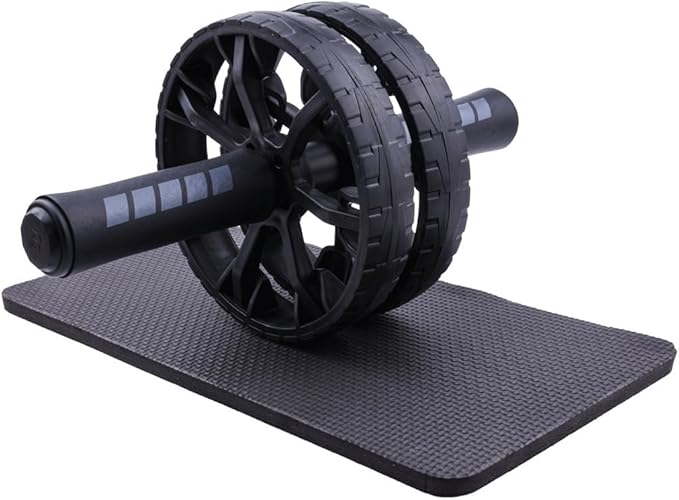Ab Roller Wheel 2 Types Ab Roller No Noise Ab Wheel, Easy to Assemble, Abs Workout Equipment for Abdominal & Core Strength Training, Home Gym Exercise Wheels for Men & Women