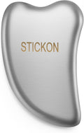 Stainless Steel Gua Sha Scraping Massage Tool - IASTM Tools Great Soft Tissue Mobilization Tool Design to Reduce Neck, Shoulder, Back and Muscle Pain (Heart Shape)