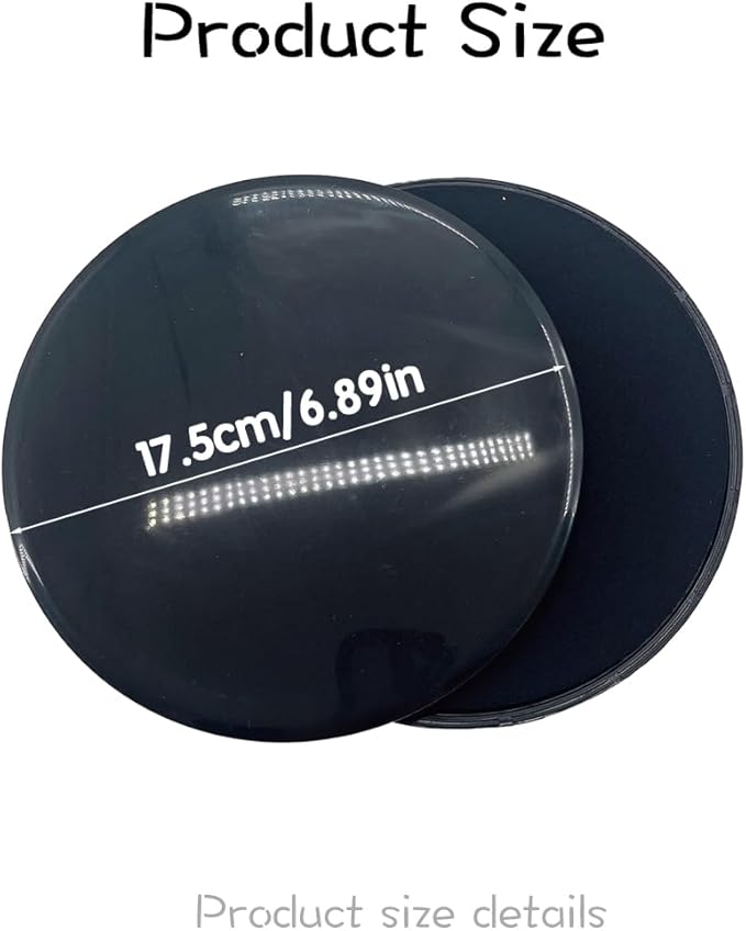 Exercise Sliders for Working Out Pilates Fitness Discs for Men and Women Workout Sliders for Core Strength and Flexibility Home Gym Accessories 2 Pack