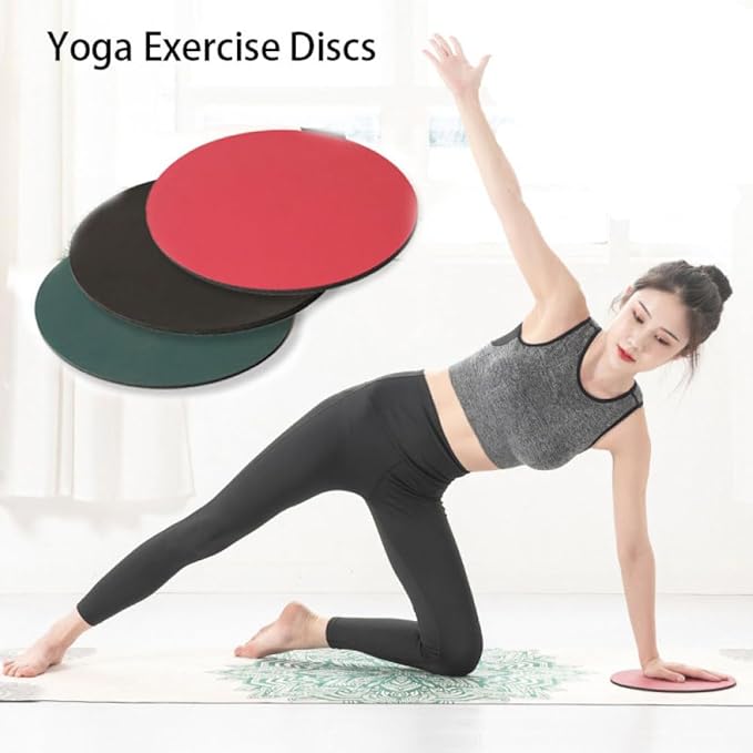 Core Sliders for Working Out, Exercise Sliders Disc Gliding Discs, Lightweight and Perfect Fitness Apparatus for Training Abdominal Core Strength, Use on Carpet Wood or Tile