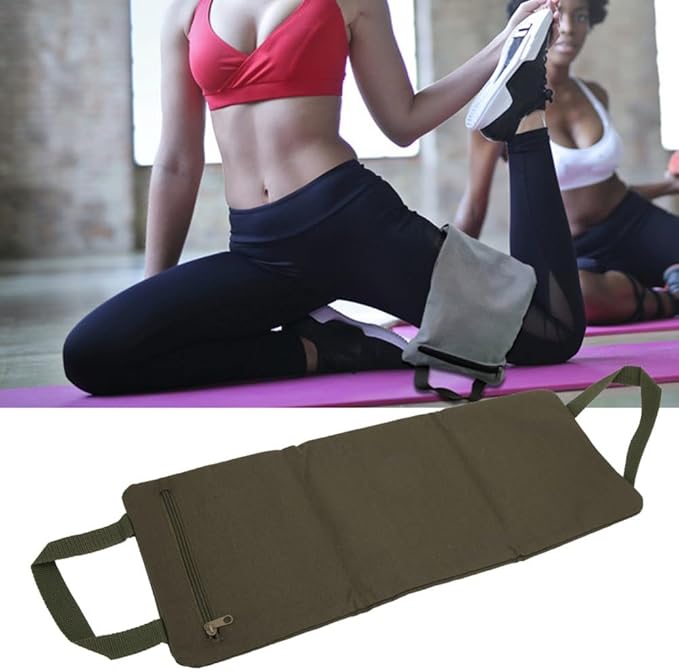 Workout Sand Bag for for Weight Training Leakproof Fillable Canvas Yoga Weight Bag for Strength Training & Fitness,8.3x20.9in