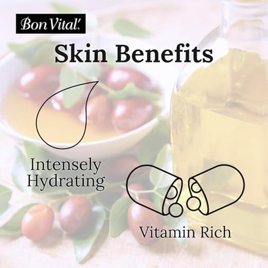 Bon Vital' Deep Tissue Massage Lotion, 1-Gallon, Professional-Grade Moisturizing Lotion for Deep Tissue Therapy, Non-Greasy Skin Softening Formula, Muscle Relaxation, Unscented