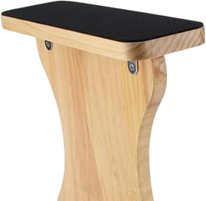 Cheerleading Balance Trainer, Wooden Cheer Flyer Stand Accessory, Versatile Athletic Balance Board, Improve Balance Flexibility Trainer for Sports Home Gym Flexibility Core Strength