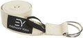 Everyday Yoga Strap with Metal D-Ring - Durable Stretching Strap for Yoga, Pilates, Flexibility & Physical Therapy (6ft, 8ft, 10ft)