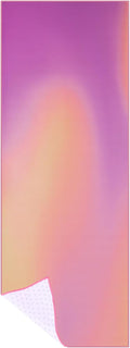 Peryiter Hot Yoga Towel, Yoga Mat Towel with Grip Dot Microfiber Non Slip Sweat Absorbent Mat for Pilates and Fitness, 72" x 24" Soft Blankets Cover for Workout, Gym(Purple and Orange)