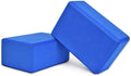 YogaAccessories High Density and Lightweight Foam Yoga Blocks - Strength and Flexibility Aid (Set of 2)