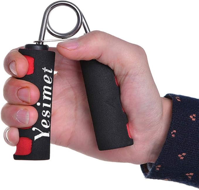 Hand Grip Strengthener Set, Forearm Exerciser, Finger Exercise Gripper, Grip Strength Trainer, hand Trainer-Soft Foam Hand Exerciser for Quickly Increasing Forearm and Hand Grips,2 Pack