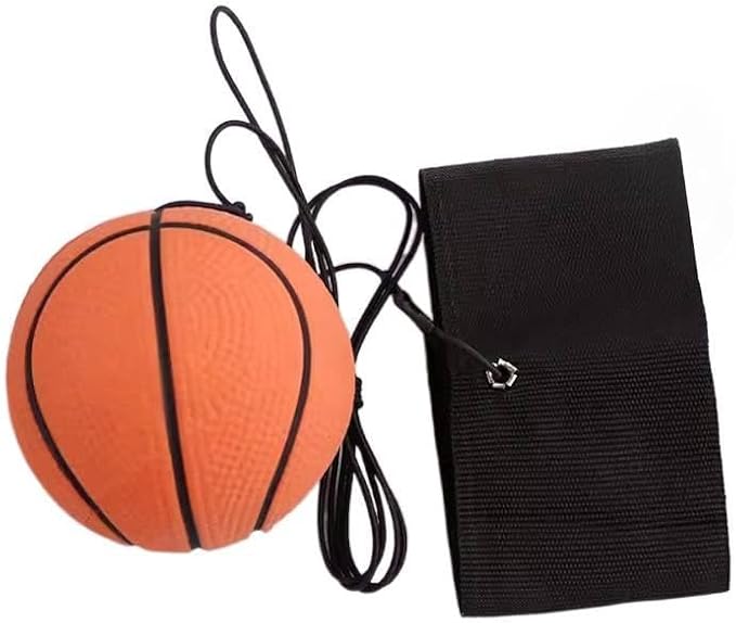 Wrist Rebound Ball (4 Seasons Universal)| Premium Rubber Wear-Resistant| Reaction Training Hand-Brain Coordination| Prevents Dementia for Adults/Seniors - Fitness/Outdoor/Party Essential