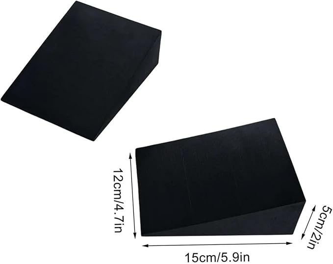 Yoga Foam Wedges 2pairs Yoga Foam Wedge Slanting Board EVA Stretch Slant Boards Block Calf Extender Foot Stretcher