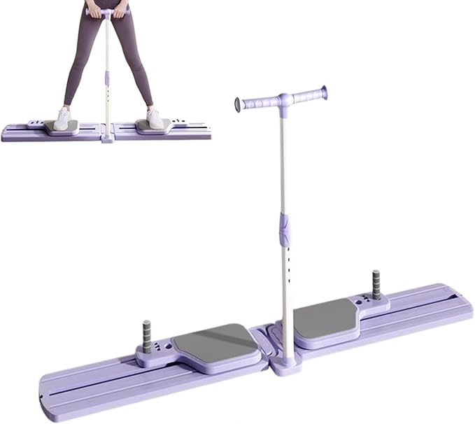 Foldable Skiing Exerciser Leg Splitter Ski Machine Portable Body Slimming Trainer Leg Split Trrainer for Strength & Cardio Kegel Trainer Workout Equipment