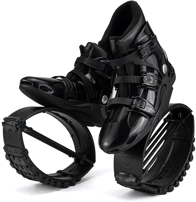 Kangaroo Jump Shoes for Women & Men – Adult Moon Shoes with 4 Springs, Low-Impact Fitness Jumping Boots for Exercise, Weight Loss, Cardio