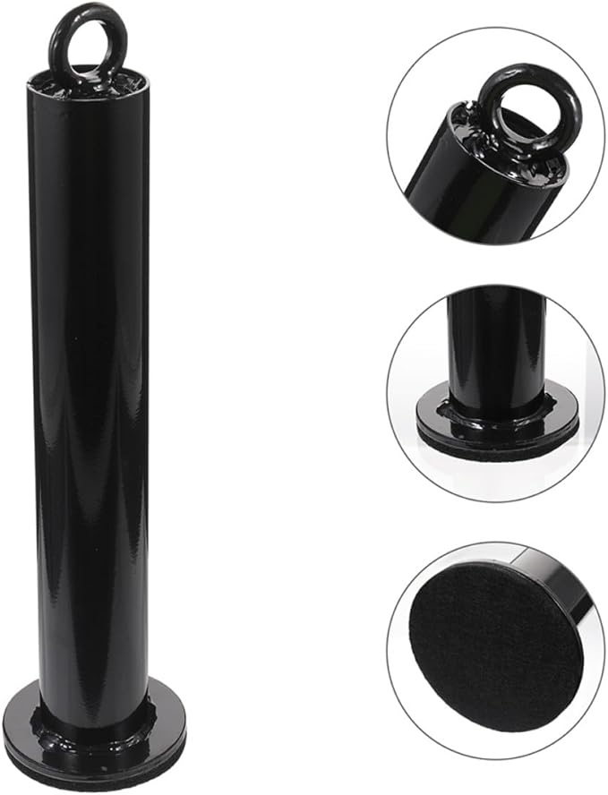 VICASKY 2pcs Weight Plate Rack Barbell Bracket Fitness Equipment Attachment Load Tray for Cable Pulley Machine 48mm Diameter 320mm Length Strength Training