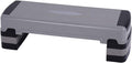 Gymax Step Platform, 35'' Adjustable Exercise Equipment Aerobic Stepper with 6" - 8" - 10" Risers for Fitness & Exercise
