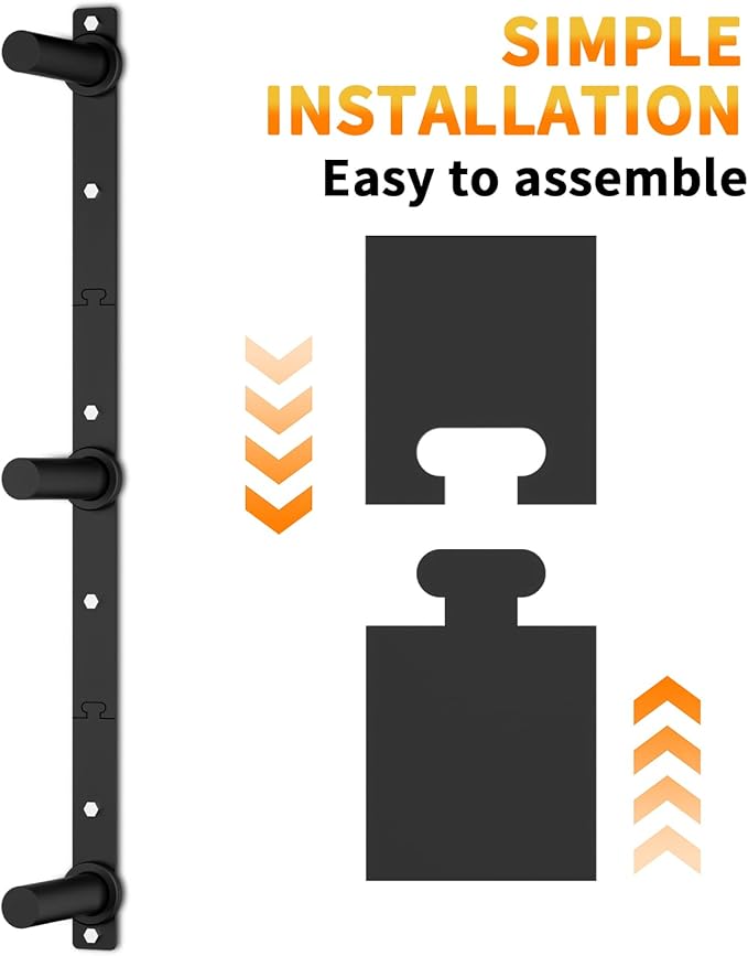 EVERYMATE Weight Plate Storage Rack, Olympic Weight Plate Holder, Bumper Plate Storage, Home Gym Organizer
