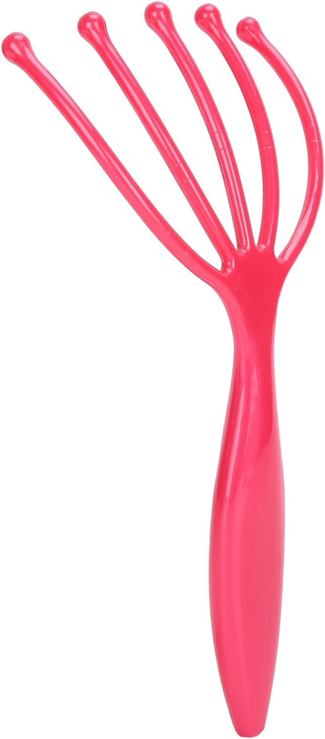 Agatige Head Massager Claw, Protable Plastic Handheld Scalp Massager Hair Growth Head Scratcher Stress Relief Deep Relaxation Tools for Home Spa Office Travel Use (1PCS)