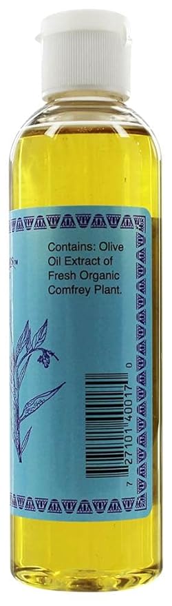 WiseWays Herbals Comfrey Oil, 6 Ounces Natural Skin Care Oil