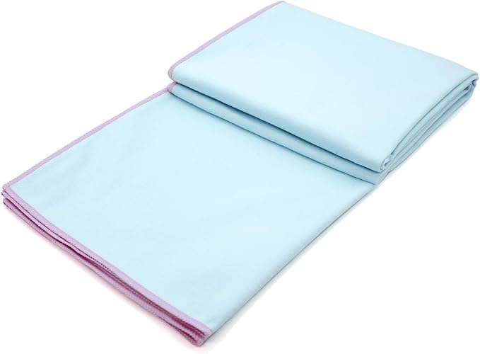 Eunzel Hot Yoga Towel Non-Slip Yoga Mat Towel Ultra-Absorbent Microfiber Towel for Hot Yoga, Pilates，Bikram and Workout 26.5"x 72"
