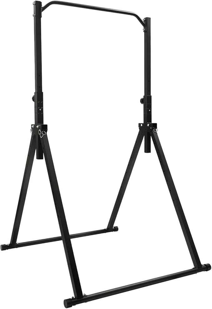 Pull Up Bar Power Tower Dip Station, Triangular Pull Up Bar Strength Training Device,Adjustable Heavy Duty, Load-Bearing 440.92lbs, For Living Rooms, Gyms, Sports Centers.