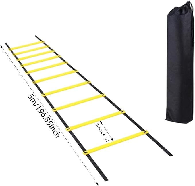 Football Agility Ladder Football Footwork Training Fitness Training Equipment Rugby Stairs Multifunction Speed Ladder Folding