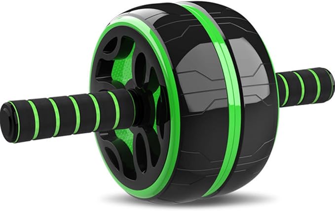Alipis Abdominal Exercise Roller Wheel with Steel Tube Thickened Pvc, Silent Fitness Abdominal Wheel for Core Training, 1pcs Ab Roller for Home Workout and Strength Training
