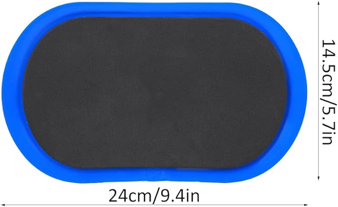 Fitness Discs Slider for Core Stability Training, Leg Slimming, Yoga, 2pcs Small Size Blue Sliding Discs