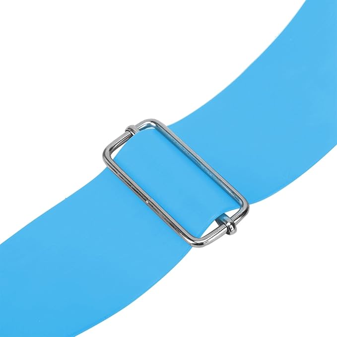 Semme 5cm X 2.5m Elastic Tension Strap for Strength Training Pilates Soft TPR with Buckles for Women and Girls Orange