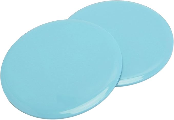 Exercise Core Sliders, 2 Pack Dual Sided Exercise Discs, Fitness Sliders with Use on Carpet or Hardwood Floors, Ideal for Abdominal & Core Workouts & Equipment